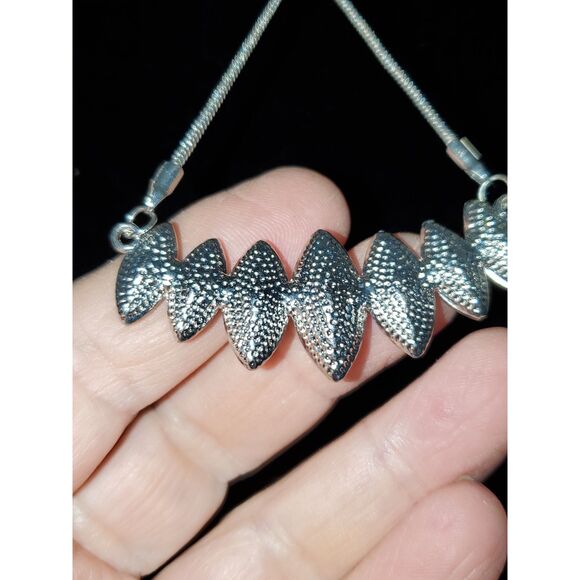 A Silky Snake Chain Rhinestone Necklace Evening Cocktail Sparkly Elegant - Picture 5 of 10